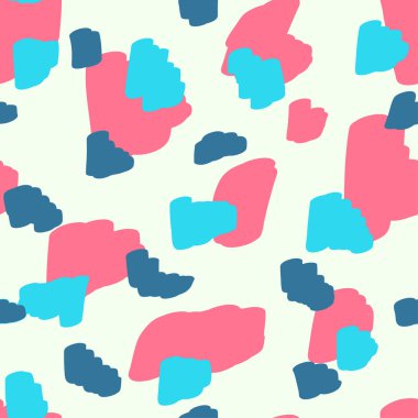 Güzel soyut seamless modeli. El işi sanatsal biçemi.