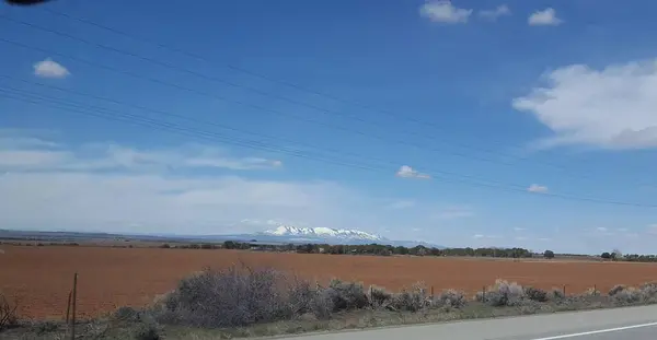 Colorado Kırmızı Bir Toprak Tarlası — Stok fotoğraf