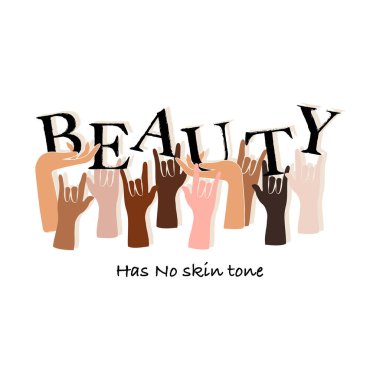 Wording Beauty 'nin el yazısı aşk ve barış vektörü, moda, kumaş, tişört tasarımı, beyaz arkaplan üzerine kampanya olan ten rengi yoktur.