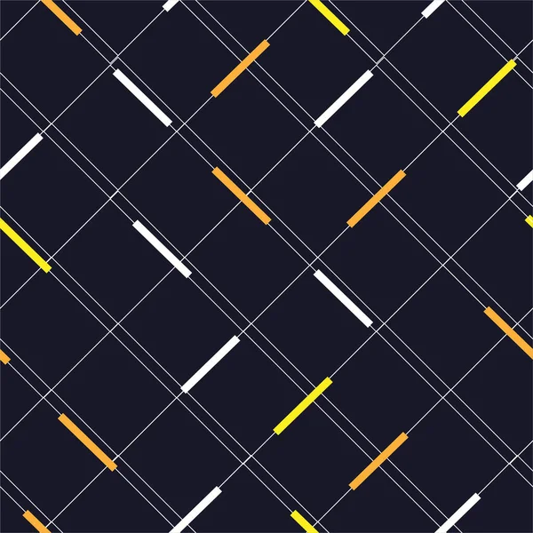 Grille Ligne Minimale Avec Manière Diagonale Style Moderne Tache Jaune — Image vectorielle