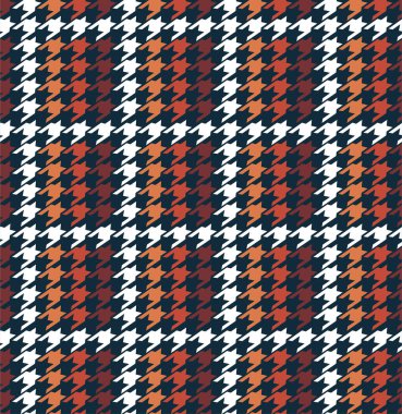 Kış ızgarası şebeke houndstooth, vektör, moda, kumaş, ağ, duvar kağıdı için tasarım, çarpıtma ve koyu lacivert arkaplan rengi üzerine tüm grafik türleri.