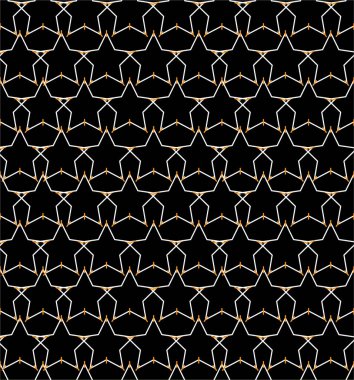 Tüm baskılar için siyah dizayn üzerine vektör eps10 'daki modern yıldızsız desen çizgisi