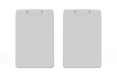 Beyaz arka planda Tramvay Arabası. 3d Hazırlama