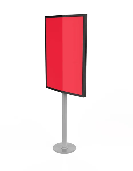 Blanco Display Advertising Stand Ilustración — Foto de Stock