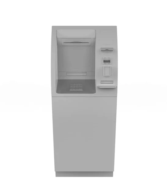 ATM Bank Cash Machine Isolated on white background - 3d Illustration