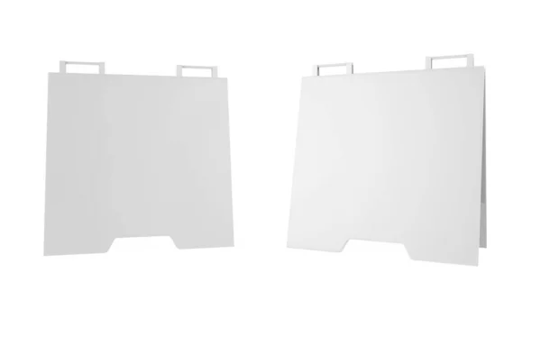 Crezon Pvc Frame Sandwichplanken Voor Design Mock Presentatie Witte Blanco — Stockfoto