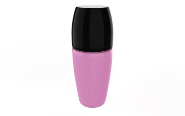 Beyaz arka planda krem sürmek için plastik kozmetik şişeler. 3d illüstrasyon