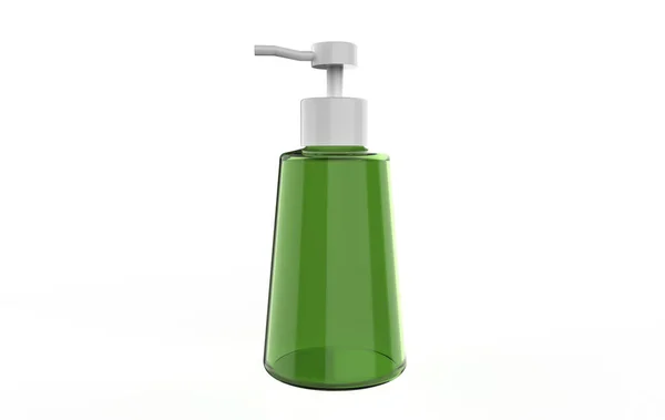 Gel Foam Liquid Soap Dispenser Pump Transparent Bottle Ready Your — Stock Photo, Image