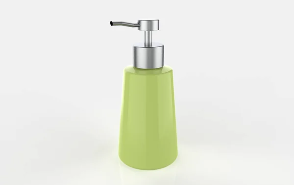 Gel Foam Liquid Soap Dispenser Pump Transparent Bottle Ready Your — Stock Photo, Image