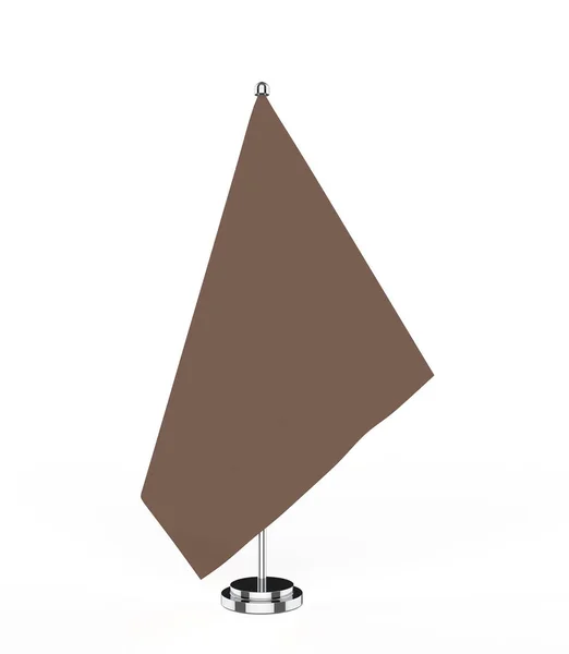Mała Flaga Stołowa Izolowana Białym Tle Ilustracja — Zdjęcie stockowe