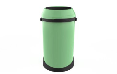 Touch Bin isolated on white background. 3d illustration 