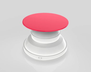 Soket standı ve tutucu beyaz bir arka planda izole edilmiş. 3d illüstrasyon