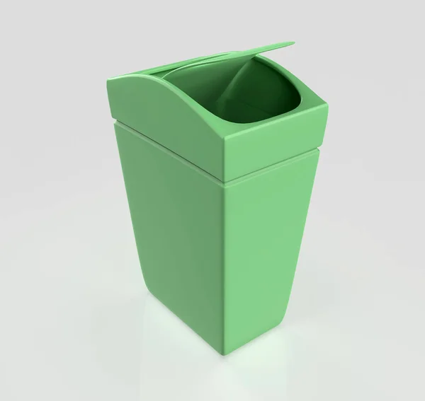 Touch Bin Isolated White Background Illustration — 스톡 사진