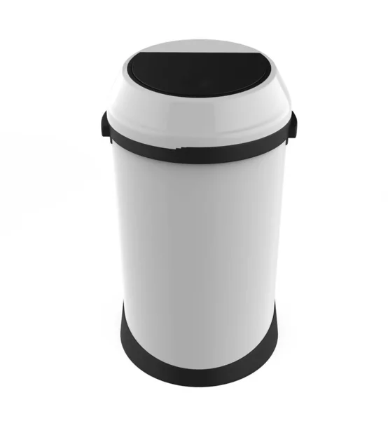 Touch Bin Isolated White Background Illustration — Stock Photo, Image