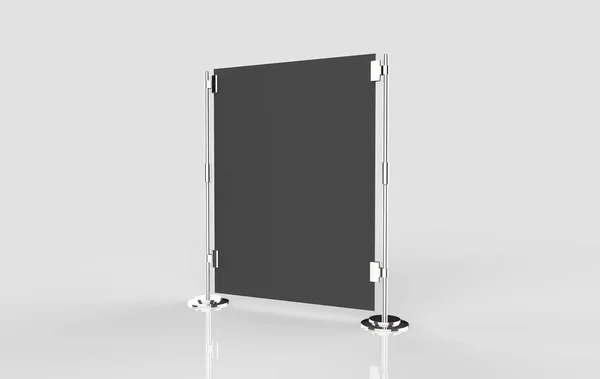 Blanco Rol Banner Display Raster Illustratie — Stockfoto