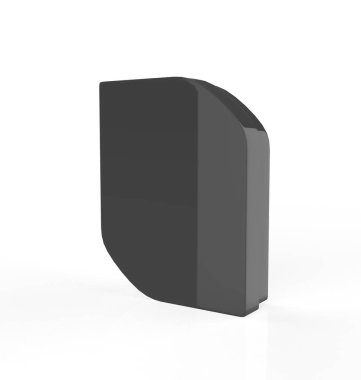 Ürününüz için DVD veya CD içeren yuvarlak köşeli yazılım paketi. 3d illüstrasyon 