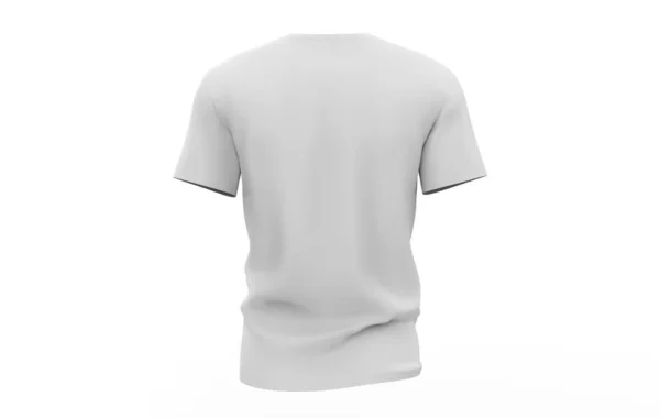 Modèle Chemise Col Rond Isolé Sur Shirt Blanc Modèle Chemise — Photo