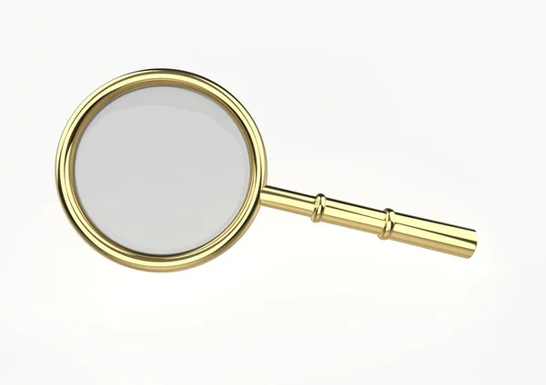 Realistic Loupe Magnifying Glass Scientific Tool Isolated Illustration — 스톡 사진