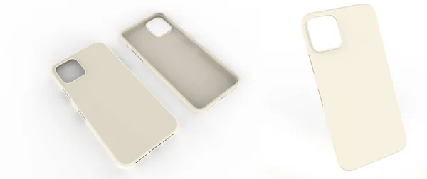 Iphone Iphone Max Pro Phone Case Fundo Branco Isolado Capa — Fotografia de Stock