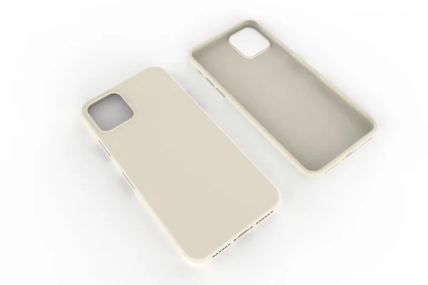 Iphone Iphone Max Pro Phone Case Fundo Branco Isolado Capa — Fotografia de Stock