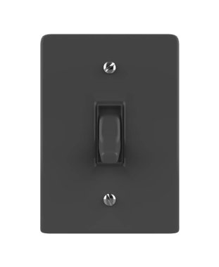 Açma kapama düğmesi. 3d illüstrasyon