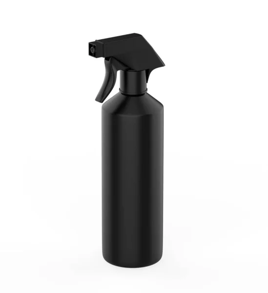 Spray Pistol Cleaner Kunststoffflasche Isoliert Auf Weißem Hintergrund Bereit Für — Stockfoto