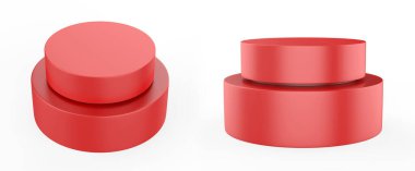 Kozmetik kavanozu beyaz arkaplanda izole edilmiş - 3d illüstrasyon