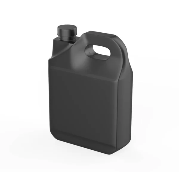 Plastic Gallon Jerry Can Isolated White Background Illustration — Stock Photo, Image