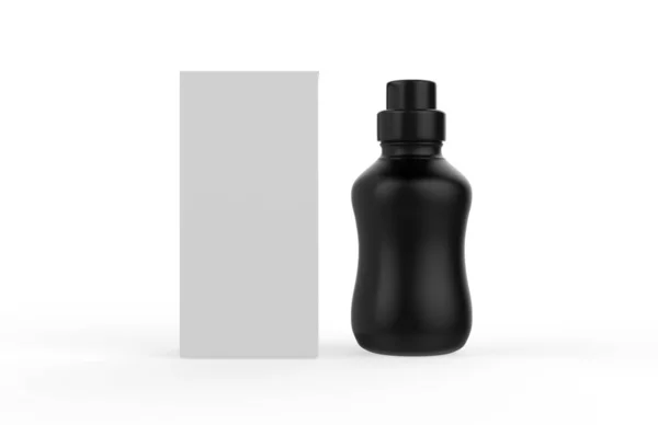 Matte Plastic Drink Bottle Белом Фоне Иллюстрация — стоковое фото