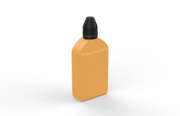 Editable Dropper Bottle Cap Contains Accurate Mesh Wrap Your Design — Stock Photo, Image