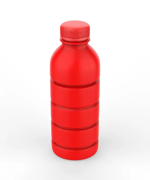 Butelki Wodę Sok Inne Napoje Izolowane Białym Tle Renderowanie — Zdjęcie stockowe