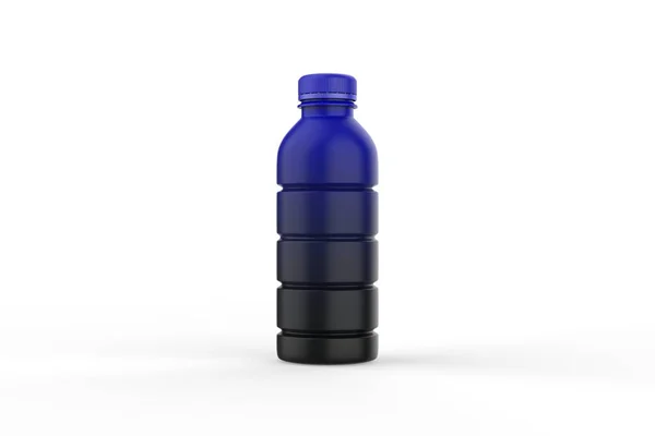 Flaskor För Vatten Juice Och Andra Drycker Isolerad Vit Bakgrund — Stockfoto
