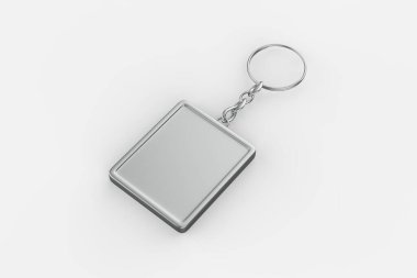 Gerçekçi Anahtarlık Web Elementi Tasarımı. 3d illüstrasyon