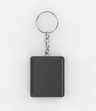 Gerçekçi Anahtarlık Web Elementi Tasarımı. 3d illüstrasyon