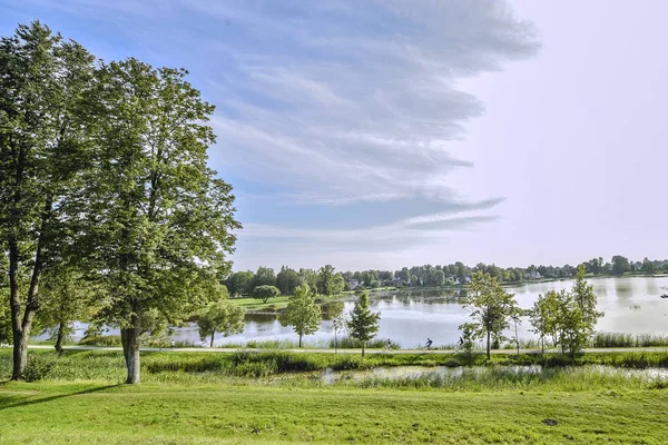 Prachtig Meer Kirkilu Litouwen Vlakbij Het Kasteel Birzai — Stockfoto