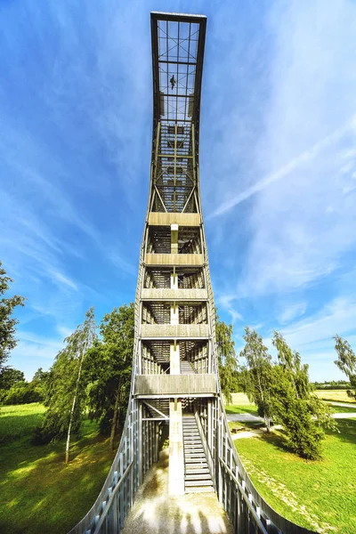 Torre Observación Lituania Feliz — Foto de Stock