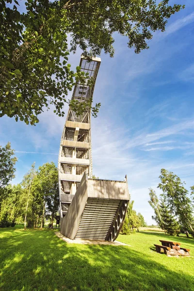 Uitkijktoren Birzhai Regionaal Park Litouwen — Stockfoto