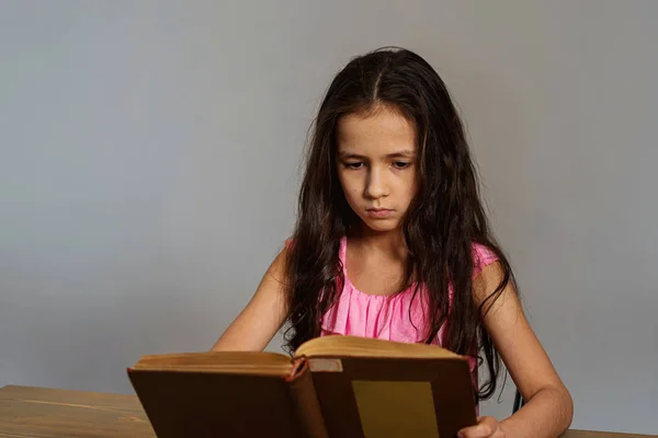 Girl Doing Homework Elementary School Concept Education — Stock Photo, Image