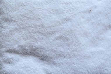 Arka plan için doğal havlunun beyaz dokusunu kapat