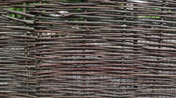 Φράχτης Από Αμπέλι Υφή Φόντο Ψάθινο Φράχτη Κατασκευές Σχεδιασμός — Φωτογραφία Αρχείου