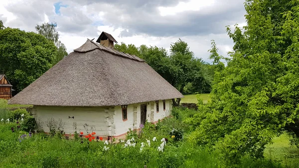 Ukraina Kijów Czerwca 2020 Stary Dom Chłop Muzeum Пирогово Narodowe — Zdjęcie stockowe