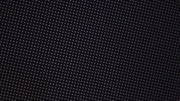 Nahaufnahme Der Pixel Des Lcd Bildschirms Abstrakter Hintergrund Schließen Sie — Stockvideo