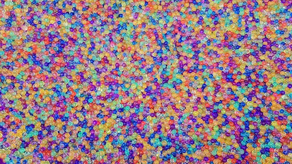 Muchas Bolas Hidrogel Diferentes Colores Set Orbis Multicolores Perlas Agua — Foto de Stock