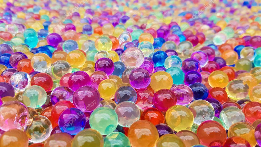 Fotos de Muchas Bolas Hidrogel Diferentes Colores Set Orbis Multicolores  Perlas Agua - Imagen de © roschinletter@gmail.com #406307802
