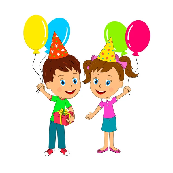 Kids birthday — Stock Vector