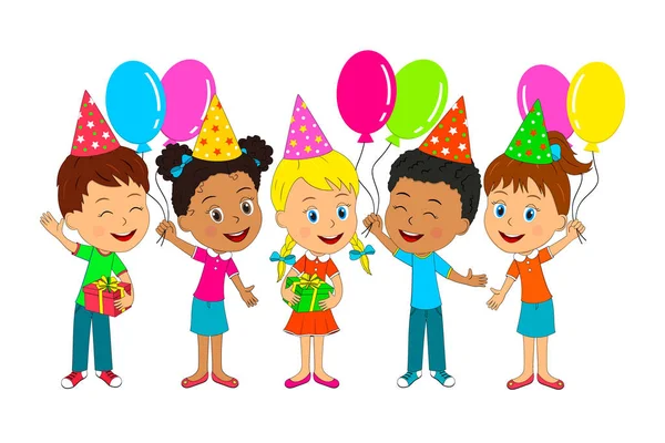 Kids birthday — Stock Vector