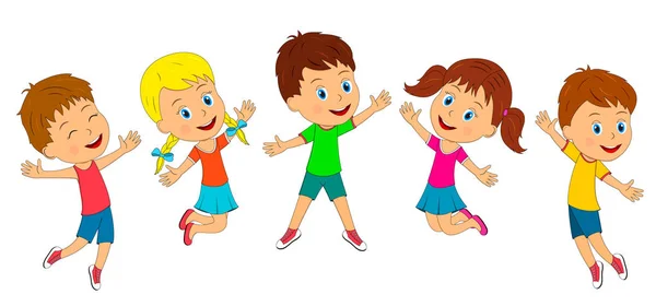 Kreslené děti stock fotografie, royalty free Kreslené děti obrázky | Depositphotos