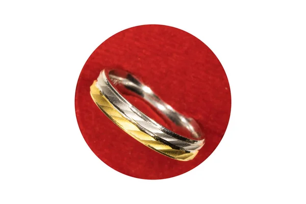 Bague Design Argent Twist Fate Bague Argent Sterling 925 Design — Photo