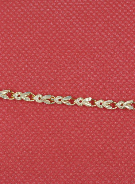 Κρύσταλλο Χρυσό Επίχρυση Παραδοσιακή Σχεδίαση Φανταχτερή Μακριά Αλυσίδα Για Τις — Φωτογραφία Αρχείου