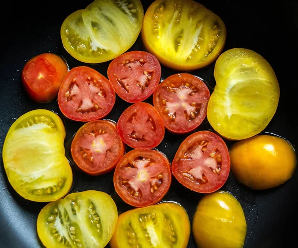 Beredning av morgon frukost — Stockfoto